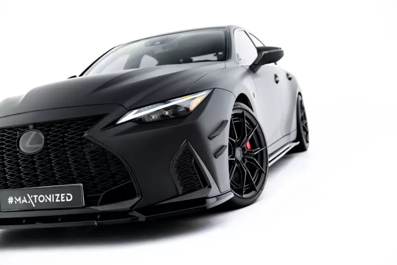 Maxton Design Frontlippe V.1 für Lexus IS 500 Mk3 Facelift 2 (XE30) Hochglanz schwarz – Ansicht 4