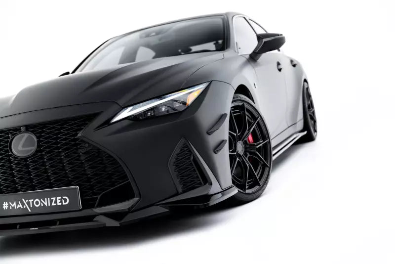 Maxton Design Frontlippe V.2 für Lexus IS 500 Mk3 Facelift 2 (XE30) Hochglanz schwarz – Ansicht 1