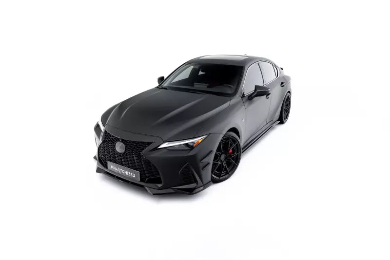 Maxton Design Frontlippe V.2 für Lexus IS 500 Mk3 Facelift 2 (XE30) Hochglanz schwarz – Ansicht 3