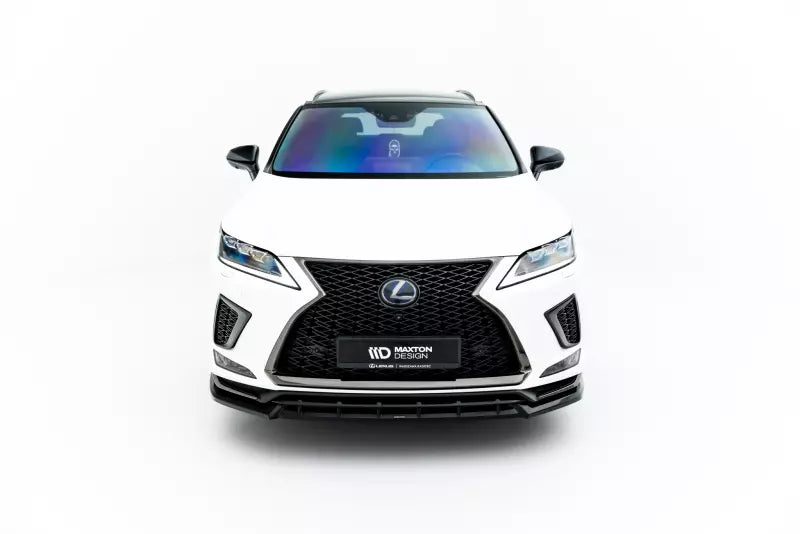 Maxton Design Frontlippe für Lexus RX F-Sport Mk4 Facelift Hochglanz schwarz – Ansicht 1