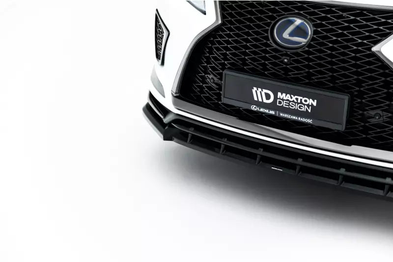 Maxton Design Frontlippe für Lexus RX F-Sport Mk4 Facelift Hochglanz schwarz – Ansicht 3