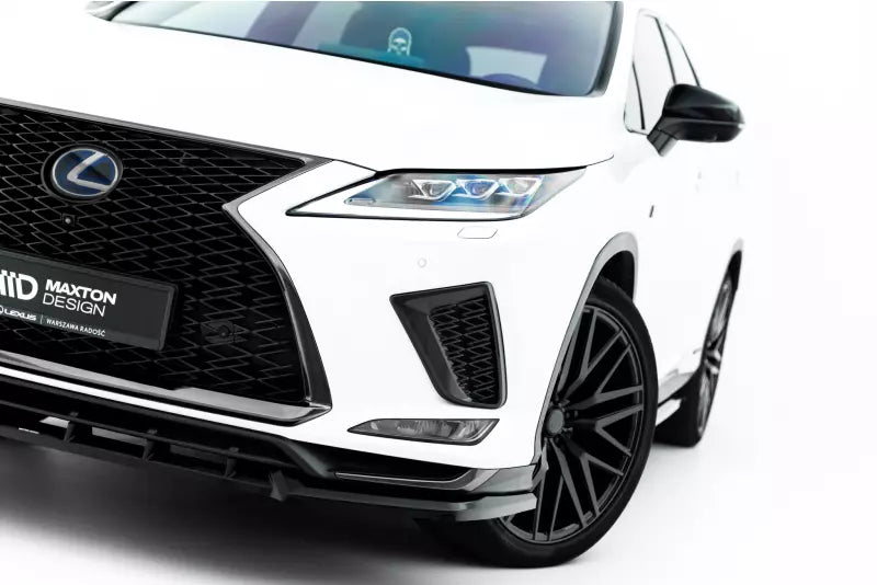 Maxton Design Frontlippe für Lexus RX F-Sport Mk4 Facelift Hochglanz schwarz – Ansicht 4
