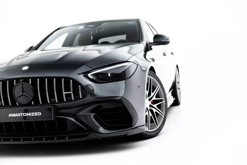 Maxton Design Frontlippe V.1 für Mercedes-AMG C63 Limousine W206 / Kombi S206 Hochglanz schwarz – Ansicht 4