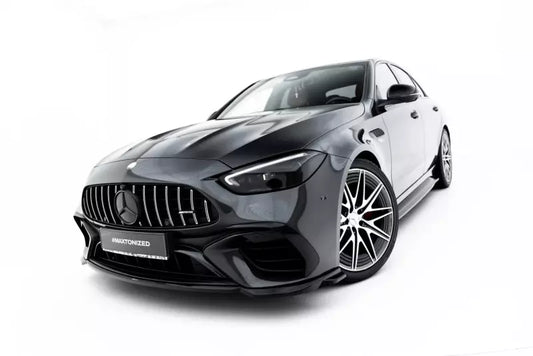 Maxton Design Frontlippe V.2 für Mercedes-AMG C63 Limousine W206 / Kombi S206 Hochglanz schwarz – Ansicht 1