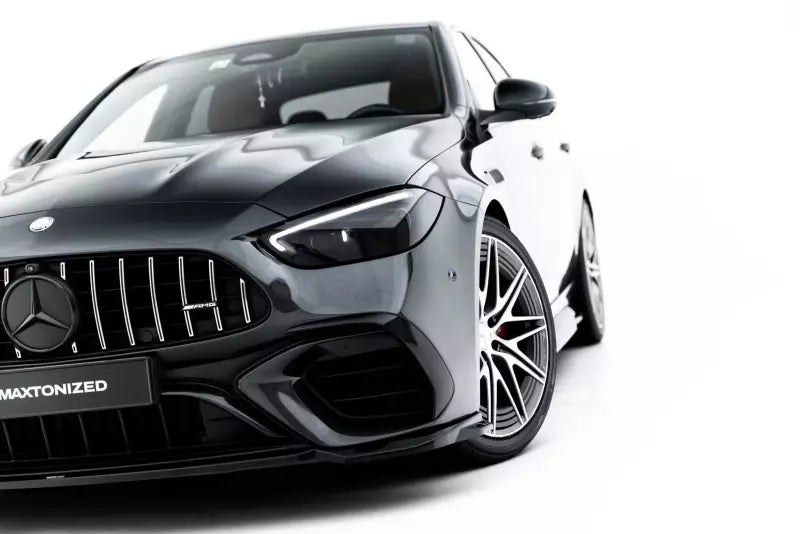 Maxton Design Frontlippe V.2 für Mercedes-AMG C63 Limousine W206 / Kombi S206 Hochglanz schwarz – Ansicht 3