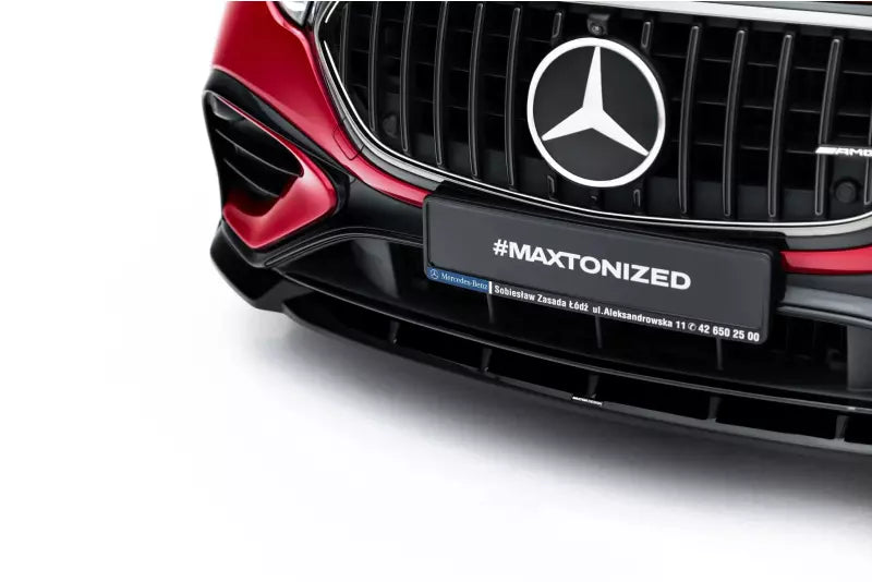 Maxton Design Frontlippe für Mercedes-AMG E53 Limousine / Kombi W214 Hochglanz schwarz – Ansicht 4