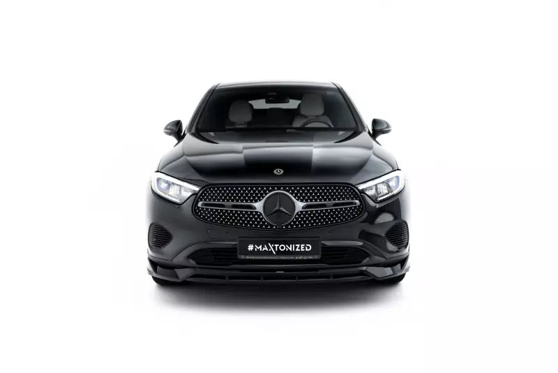 Maxton Design Frontlippe für Mercedes-Benz GLC Coupe C254 Hochglanz schwarz – Ansicht 4