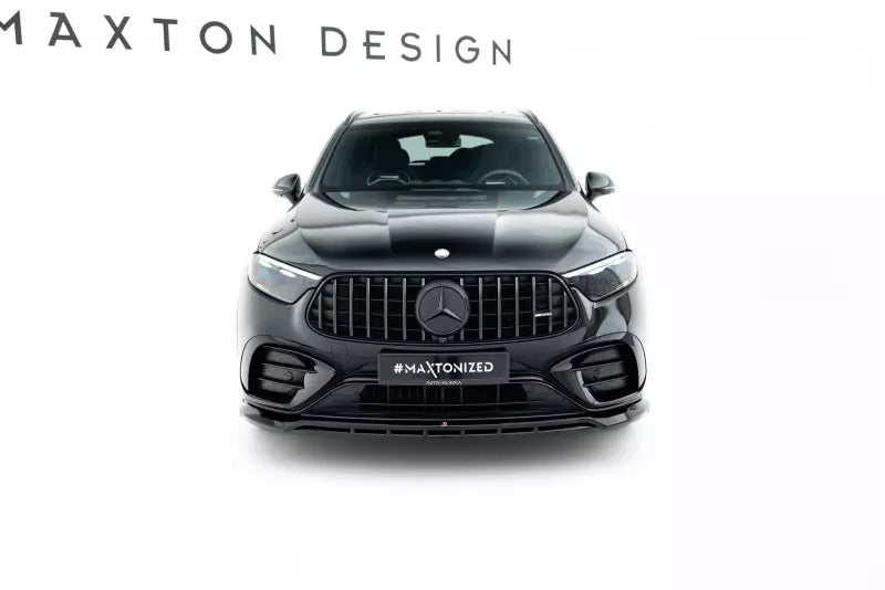 Maxton Design Frontlippe für Mercedes-AMG GLC 43 X254 Hochglanz schwarz – Ansicht 1