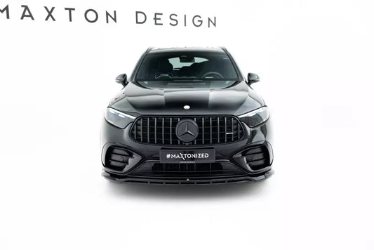 Maxton Design Frontlippe für Mercedes-AMG GLC 43 X254 Hochglanz schwarz – Ansicht 1