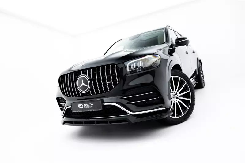Maxton Design Frontlippe V.2 für Mercedes-Benz GLS AMG-Line X167 Hochglanz schwarz – Ansicht 2