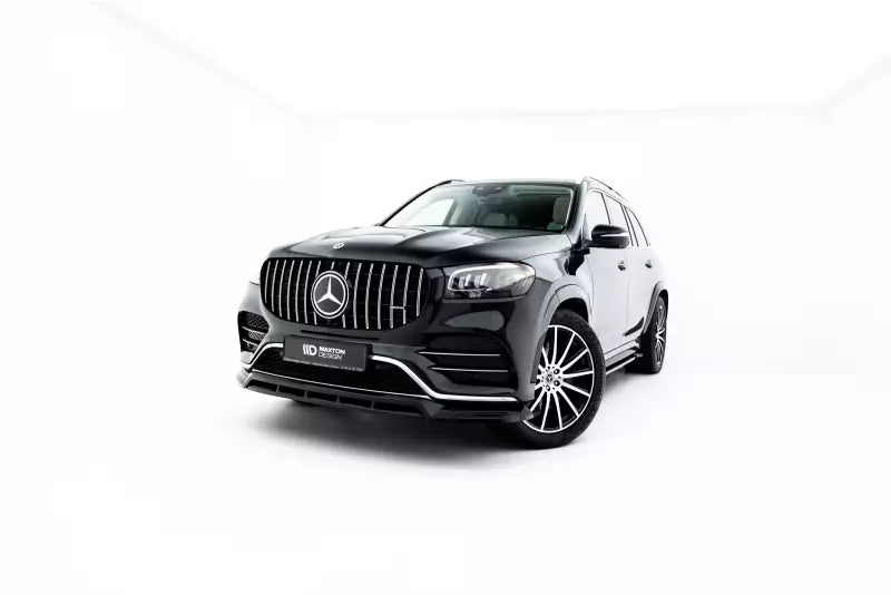 Maxton Design Frontlippe V.2 für Mercedes-Benz GLS AMG-Line X167 Hochglanz schwarz – Ansicht 3