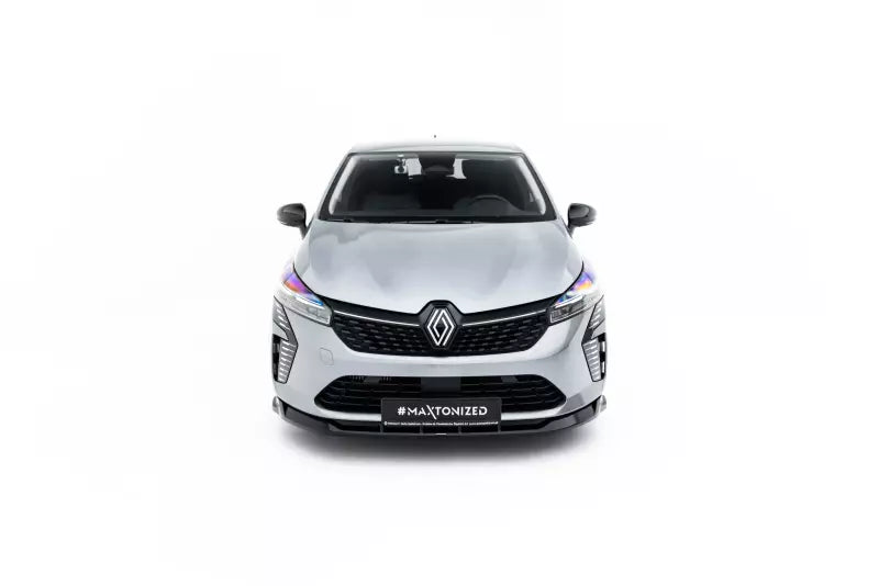 Maxton Design Frontlippe für Renault Clio Mk5 Facelift Hochglanz schwarz – Ansicht 1