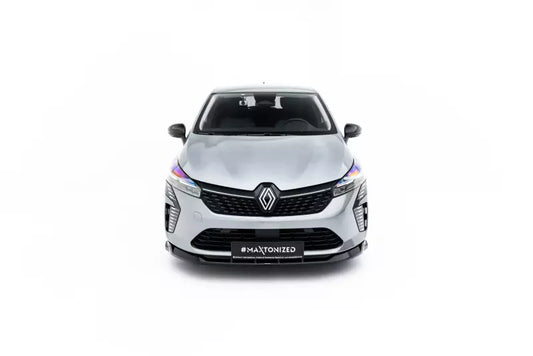 Maxton Design Frontlippe für Renault Clio Mk5 Facelift Hochglanz schwarz – Ansicht 1