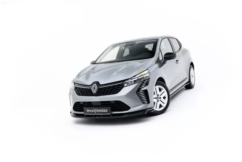 Maxton Design Frontlippe für Renault Clio Mk5 Facelift Hochglanz schwarz – Ansicht 3