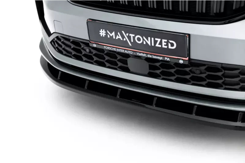 Maxton Design Frontlippe V.2 für Skoda Kodiaq Sportline Mk2 Hochglanz schwarz – Ansicht 3