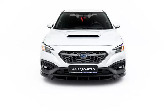 Maxton Design Frontlippe V.1 für Subaru WRX STI Mk2 Hochglanz schwarz – Ansicht 1