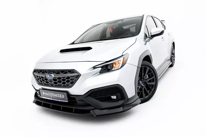 Maxton Design Frontlippe V.1 für Subaru WRX STI Mk2 Hochglanz schwarz – Ansicht 3
