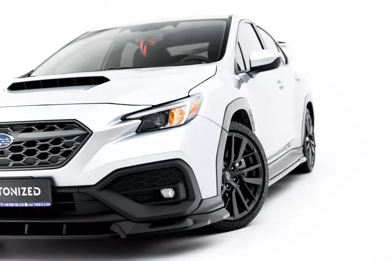 Maxton Design Frontlippe V.1 für Subaru WRX STI Mk2 Hochglanz schwarz – Ansicht 4