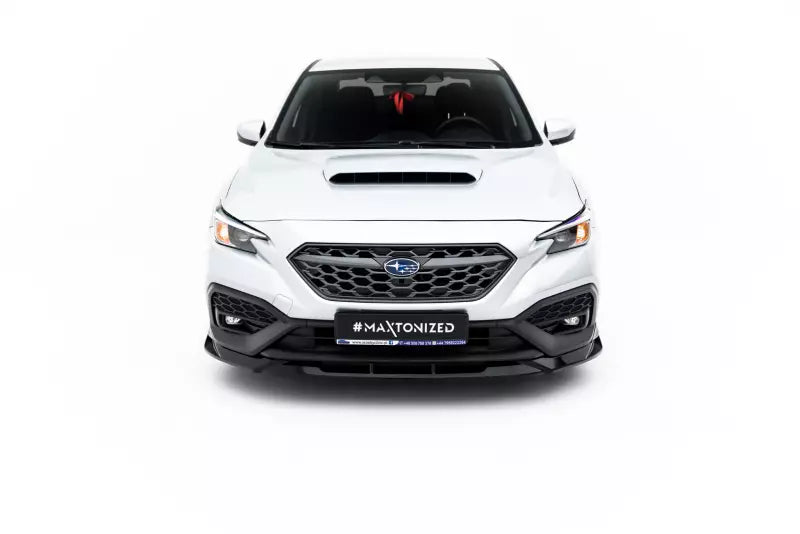 Maxton Design Frontlippe V.2 für Subaru WRX STI Mk2 Hochglanz schwarz – Ansicht 1