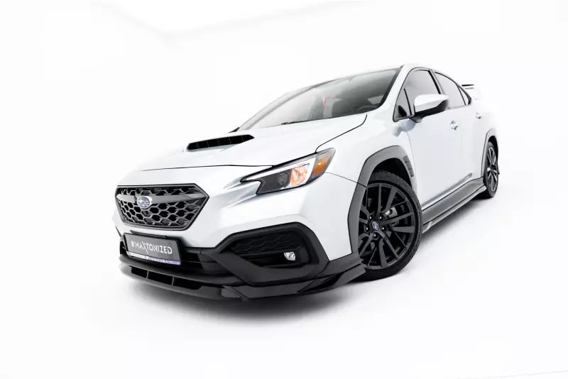 Maxton Design Frontlippe V.2 für Subaru WRX STI Mk2 Hochglanz schwarz – Ansicht 3