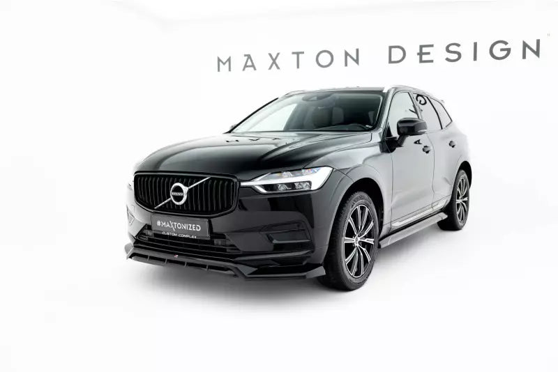 Maxton Design Frontlippe für Volvo XC60 Mk2 Hochglanz schwarz – Ansicht 4