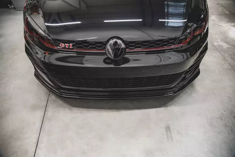 Maxton Design Frontlippe für VW Golf 7 GTI TCR rot – Ansicht 1