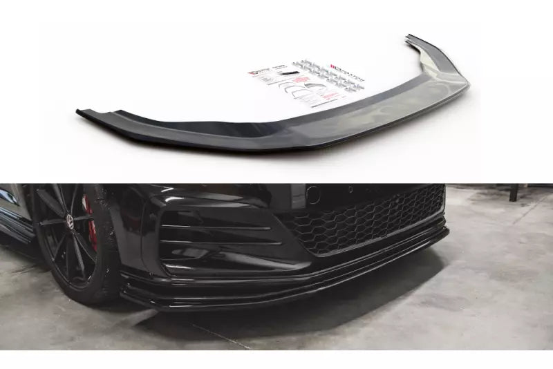 Maxton Design Frontlippe für VW Golf 7 GTI TCR rot – Ansicht 2