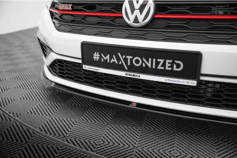 Maxton Design Frontlippe V.2 für VW Jetta GLI Mk7 Hochglanz schwarz – Ansicht 1