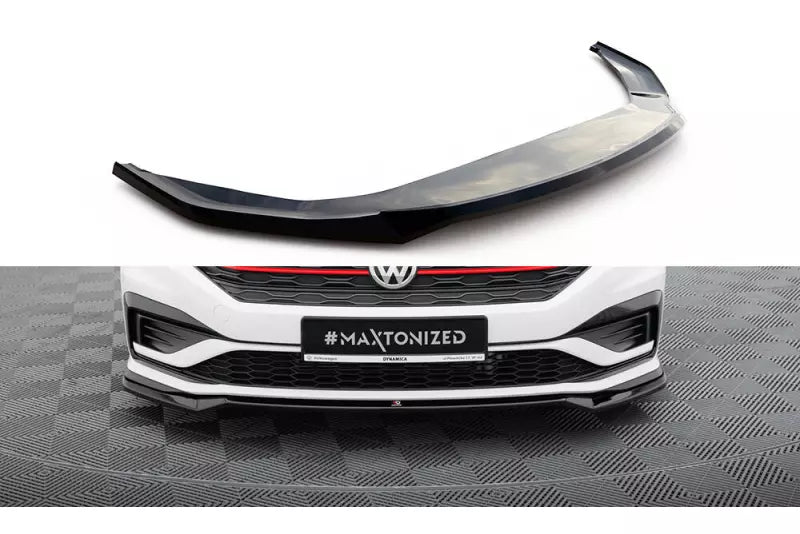 Maxton Design Frontlippe V.2 für VW Jetta GLI Mk7 Hochglanz schwarz – Ansicht 2