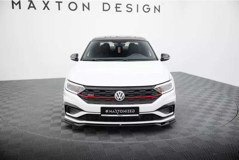 Maxton Design Frontlippe V.2 für VW Jetta GLI Mk7 Hochglanz schwarz – Ansicht 3