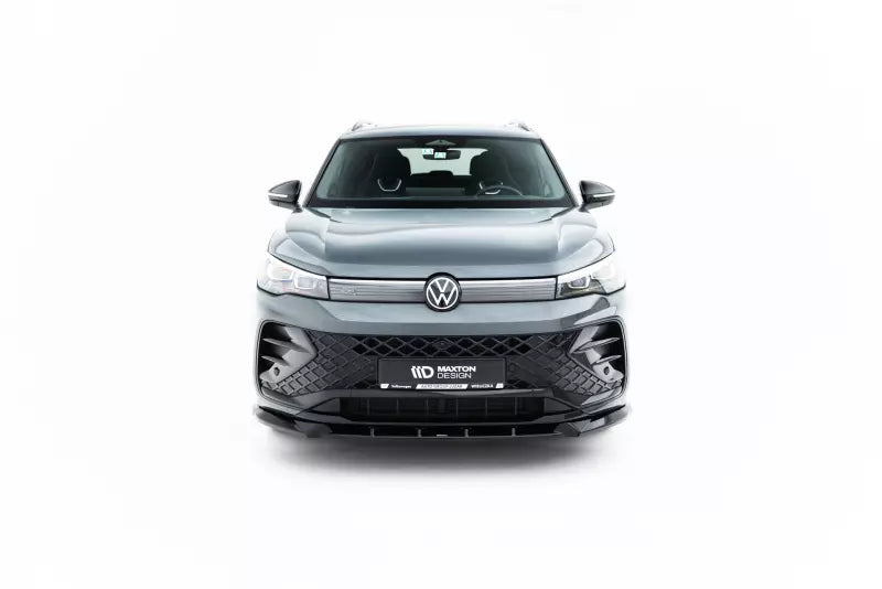 Maxton Design Frontlippe V.1 für VW Tiguan R-Line Mk3 Hochglanz schwarz – Ansicht 4