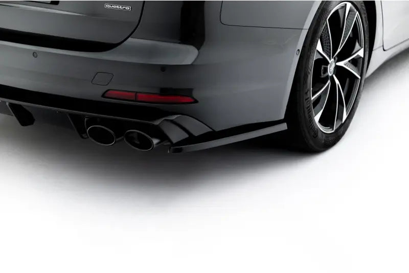 Maxton Design Diffusor Flaps V.1 für Audi A6 Limousine / Avant C8 / C8 Facelift (2018-2025) Hochglanz schwarz – Ansicht 3