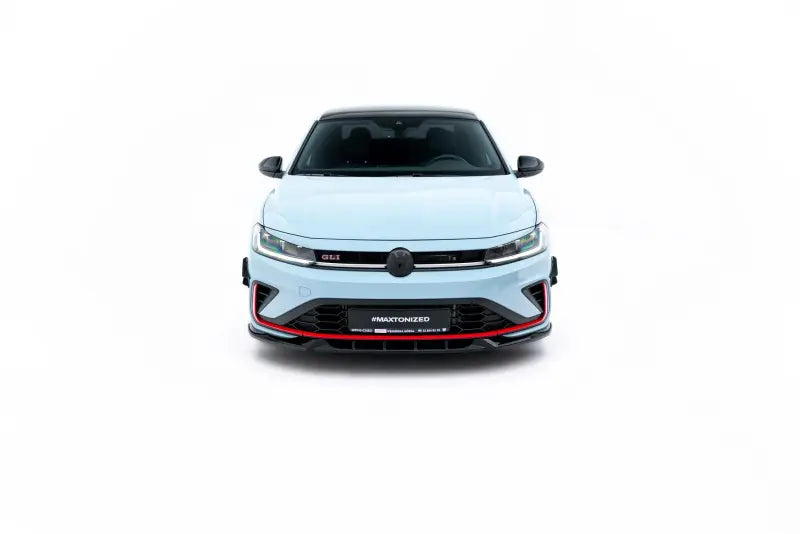 Maxton Design Frontlippe V.1 für VW Jetta GLI Mk7 Facelift 2 Hochglanz schwarz – Ansicht 2