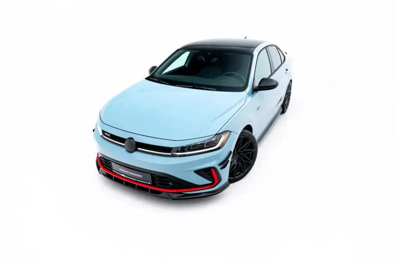 Maxton Design Frontlippe V.1 für VW Jetta GLI Mk7 Facelift 2 Hochglanz schwarz – Ansicht 3