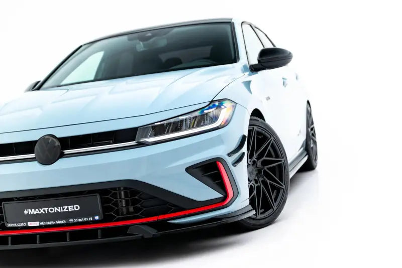 Maxton Design Frontlippe V.1 für VW Jetta GLI Mk7 Facelift 2 Hochglanz schwarz – Ansicht 4