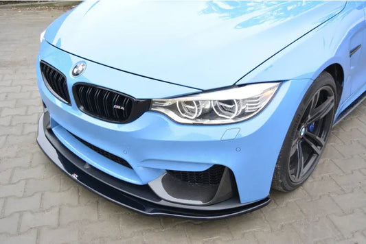 Maxton Design Frontlippe für BMW M4 F82 M-Performance Hochglanz schwarz – Ansicht 1