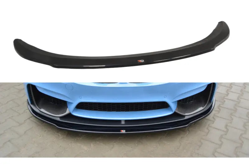 Maxton Design Frontlippe für BMW M4 F82 M-Performance Hochglanz schwarz – Ansicht 2