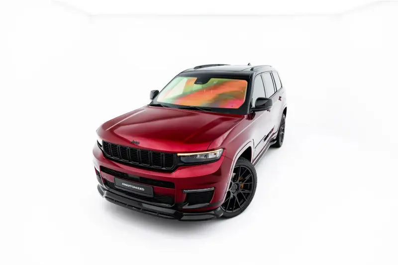 Maxton Design Frontlippe für Jeep Grand Cherokee L Mk5 Hochglanz schwarz – Ansicht 3