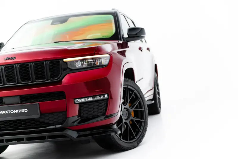Maxton Design Frontlippe für Jeep Grand Cherokee L Mk5 Hochglanz schwarz – Ansicht 4