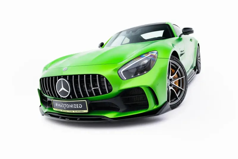Maxton Design Frontlippe für Mercedes-AMG GT R C190 Facelift Hochglanz schwarz – Ansicht 1