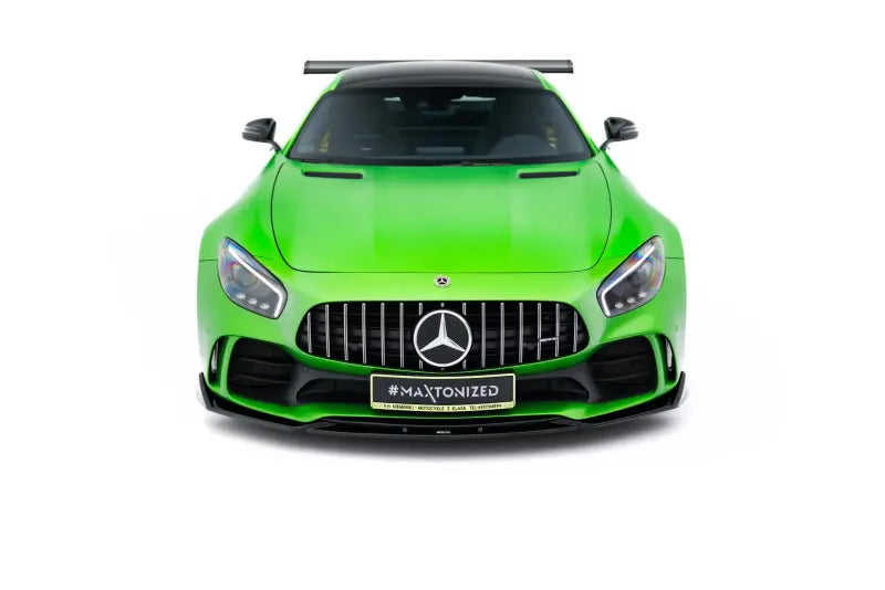 Maxton Design Frontlippe für Mercedes-AMG GT R C190 Facelift Hochglanz schwarz – Ansicht 2