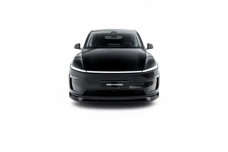 Maxton Design Frontlippe für Tesla Model Y Premium Mk1 Facelift Hochglanz schwarz – Ansicht 1