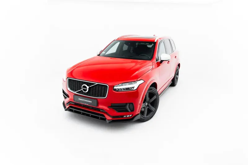Maxton Design Frontlippe für Volvo XC90 R-Design Mk2 Hochglanz schwarz – Ansicht 3