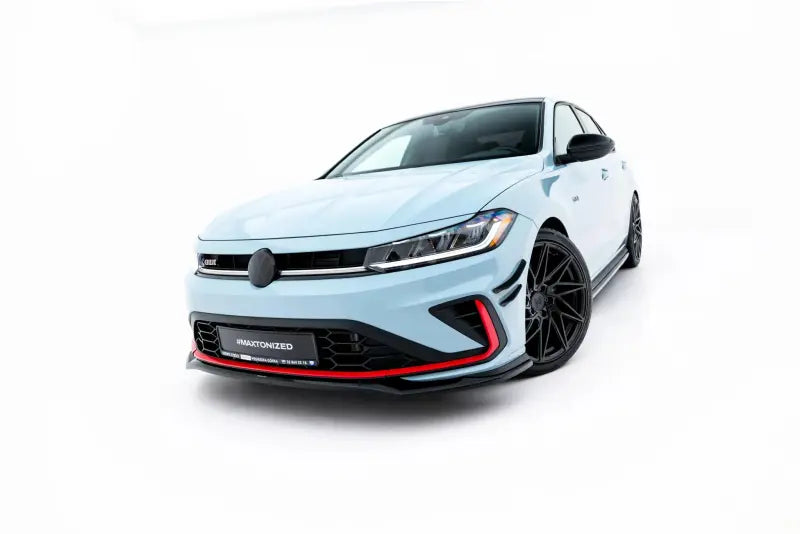 Maxton Design Frontlippe V.2 für VW Jetta GLI Mk7 Facelift 2 Hochglanz schwarz – Ansicht 1