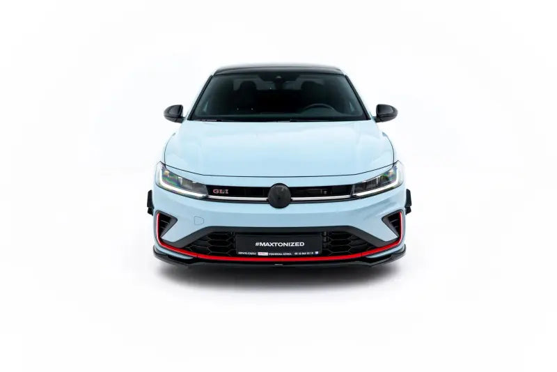 Maxton Design Frontlippe V.2 für VW Jetta GLI Mk7 Facelift 2 Hochglanz schwarz – Ansicht 3