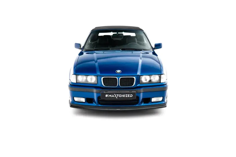 Maxton Design Frontlippe V.3 für BMW M3 / 3er M-Paket Coupe / Cabrio E36 Hochglanz schwarz – Ansicht 2