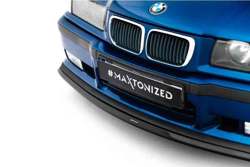 Maxton Design Frontlippe V.3 für BMW M3 / 3er M-Paket Coupe / Cabrio E36 Hochglanz schwarz – Ansicht 3