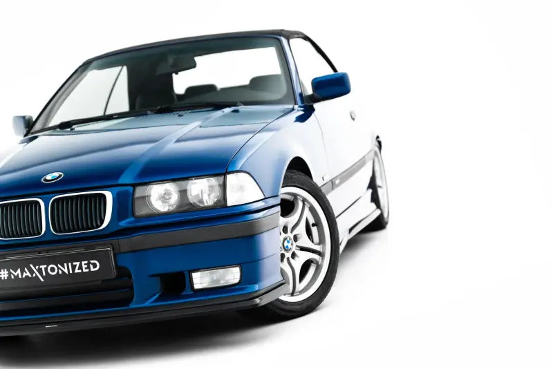 Maxton Design Frontlippe V.3 für BMW M3 / 3er M-Paket Coupe / Cabrio E36 Hochglanz schwarz – Ansicht 4