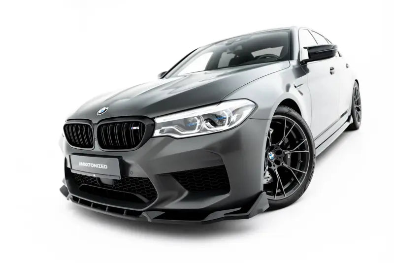 Maxton Design Frontlippe V.3 für BMW M5 F90 Hochglanz schwarz – Ansicht 1