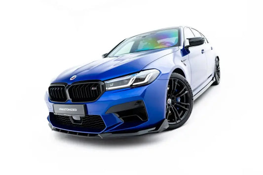 Maxton Design Frontlippe V.4 für BMW M5 F90 Facelift Hochglanz schwarz – Ansicht 1